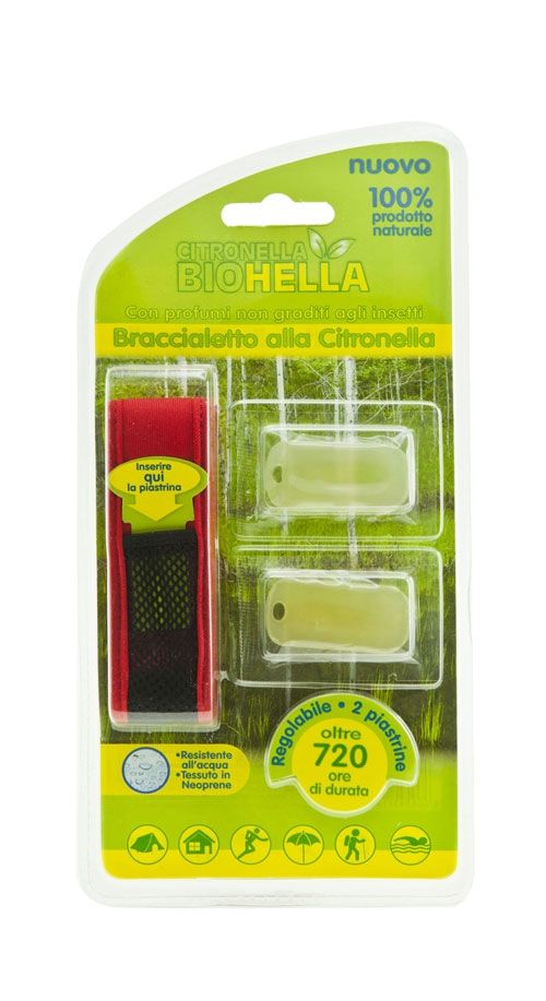 Braccialetto alla citronella Biohella - Colori assortiti