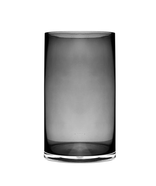 Vaso cilindrico in vetro cangiante colorato Ø 12,5 cm h. 20 cm - Colori assortiti