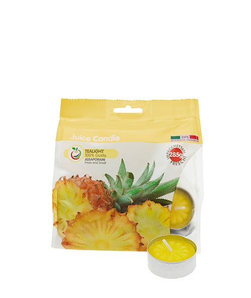 Tealight profumati alla frutta Juice Candle 25 pezzi - Ananas