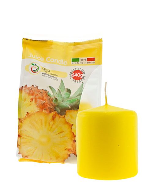 Cero profumato alla frutta Juice Candle - Ananas