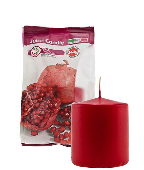 Cero profumato alla frutta Juice Candle - Melograno