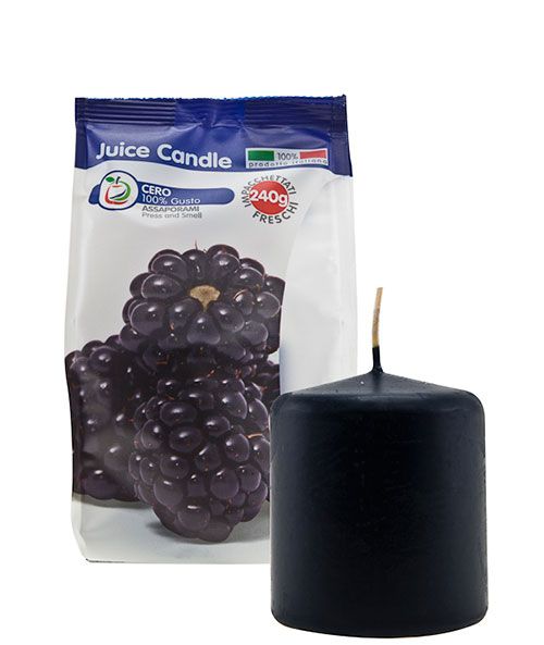 Cero profumato alla frutta Juice Candle - Mora