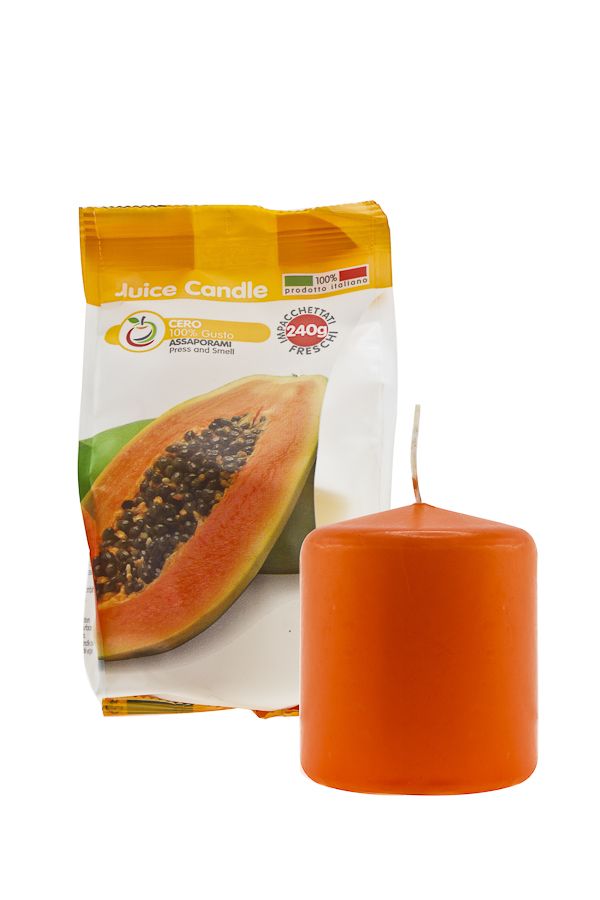 Cero profumato alla frutta Juice Candle - Papaya
