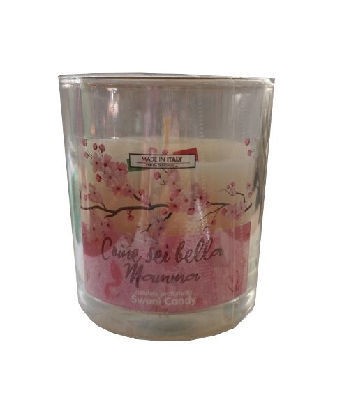 Candela profumata in bicchiere Festa della Mamma