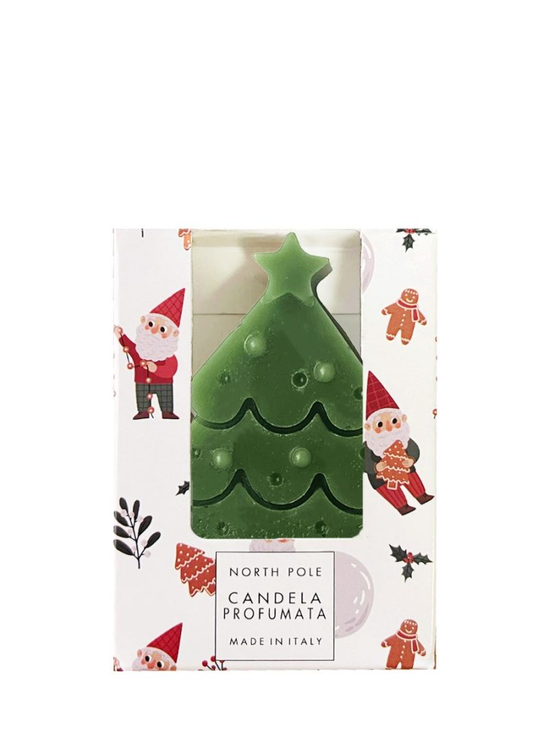 Candela a forma di Albero di Natale artigianale -profumato - Pocket Season - Natale