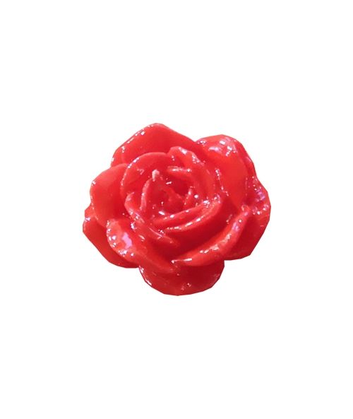 Candela a forma di rosa, diam 9 cm