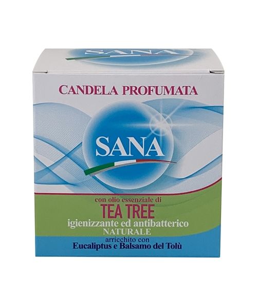 Candela igienizzante Sana - In bicchiere